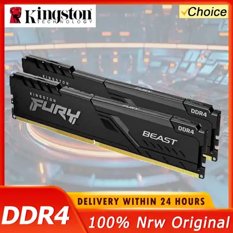 Kingston FURY Beast DDR4 Memory Module 8GB 16GB 32GB 3200MHz 3600MHz XMP2.0 Desktop AMD Intel CPU Motherboard Memory RAMs 288PIN