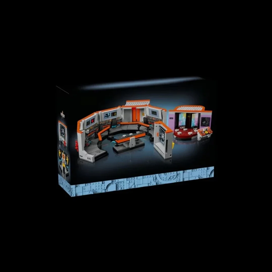 1701Pcs Starship Command Bridge Building Blocks, Sci Fi Space Ship Interior Model DIY Assembly Bricks Kit, Display Gift