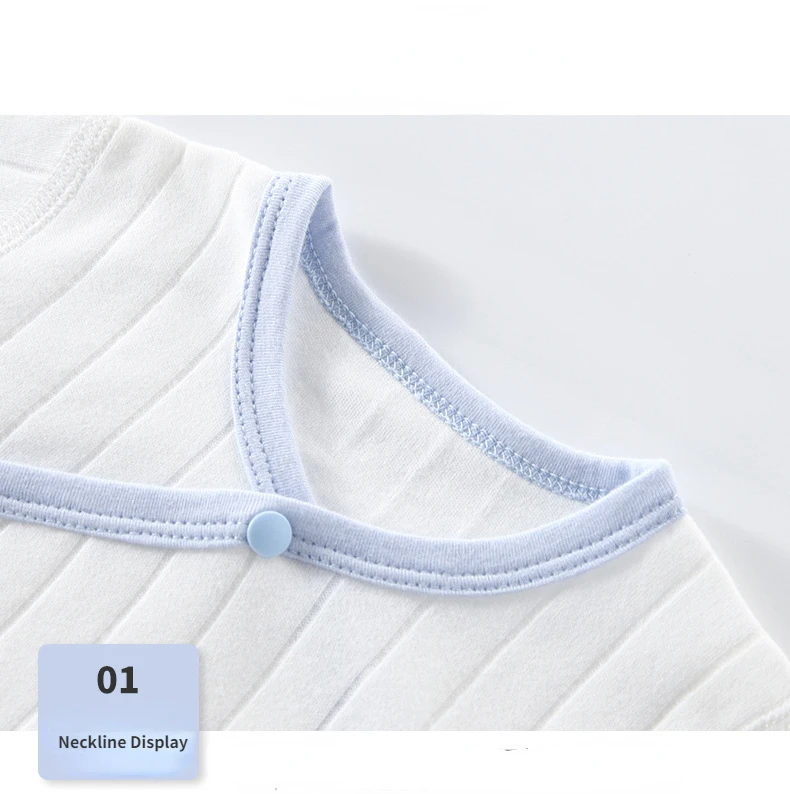 Newborn Baby Cotton One-Piece Romper Boys Girls Long Sleeve Boneless Jumpsuit Clothes Infant Pajamas Four Seasons