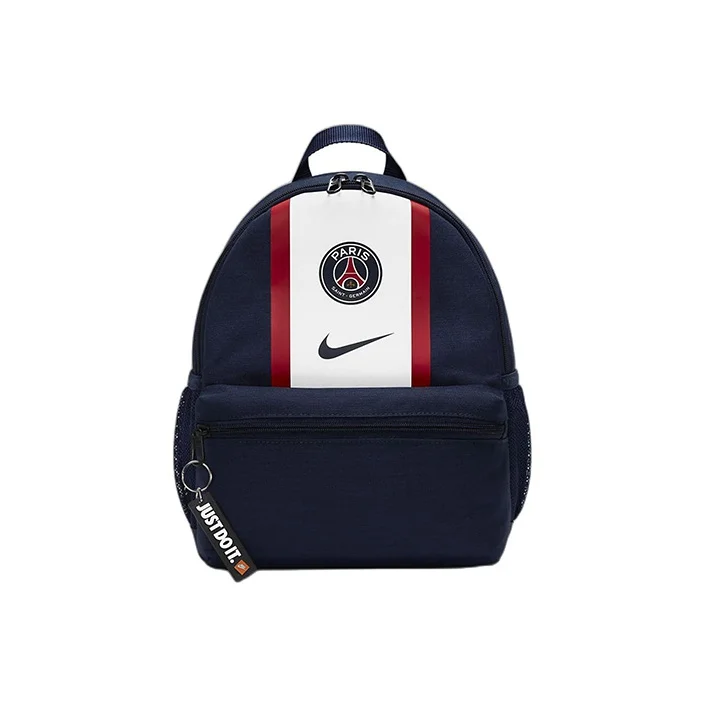 Mochila Nike de poliéster Mini Unisex Azul marino/Rojo/Blanco