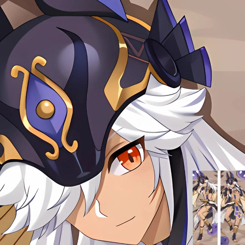 

DIY индивидуальная наволочка Dakimakura Anime Cyno, двухсторонняя декоративная наволочка с принтом