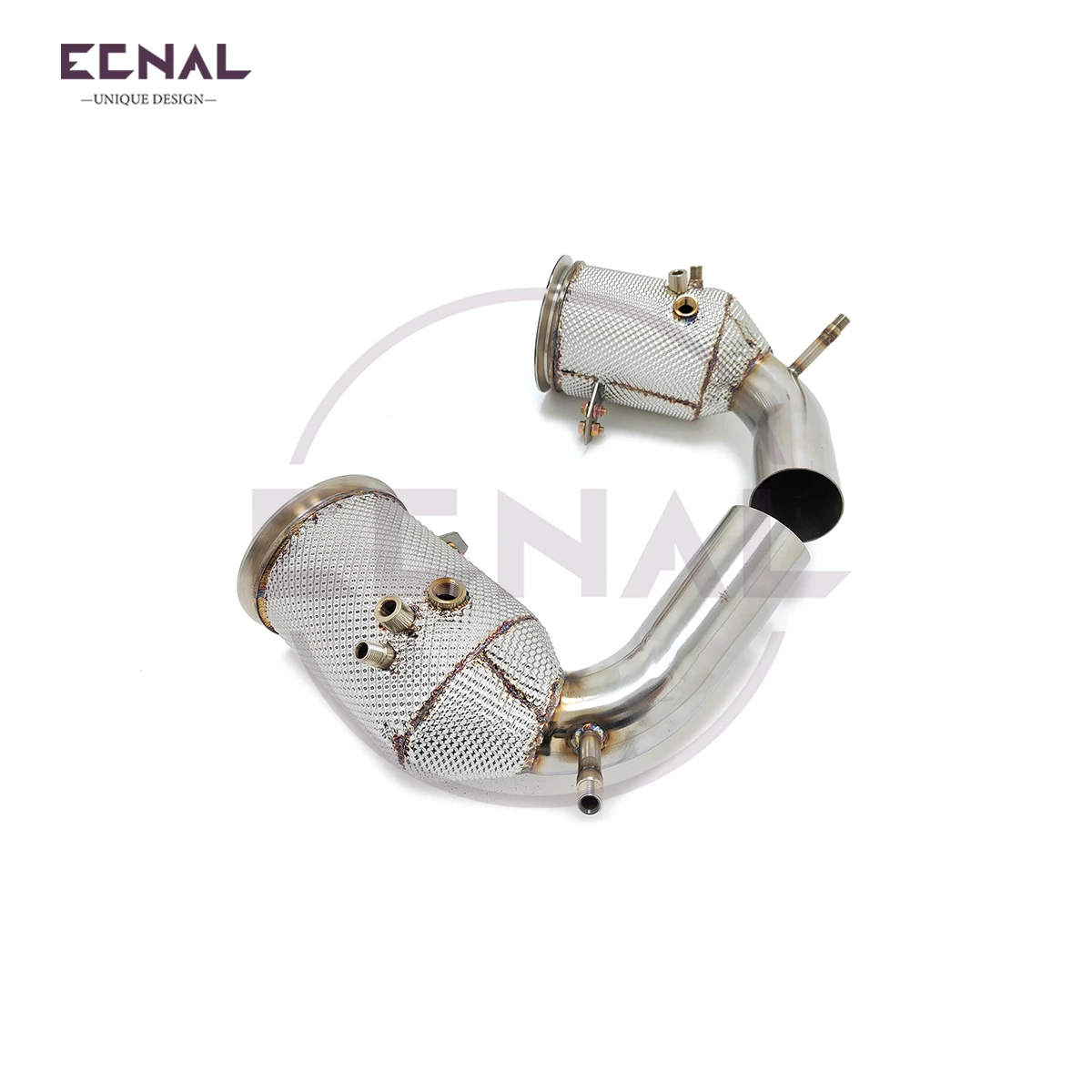 

Ecnal Exhaust for 2019-2024 Porsche 911 992 3.0T with opf High Quality Insulated Downpipe SS304 Exhaust Pipe for Cars