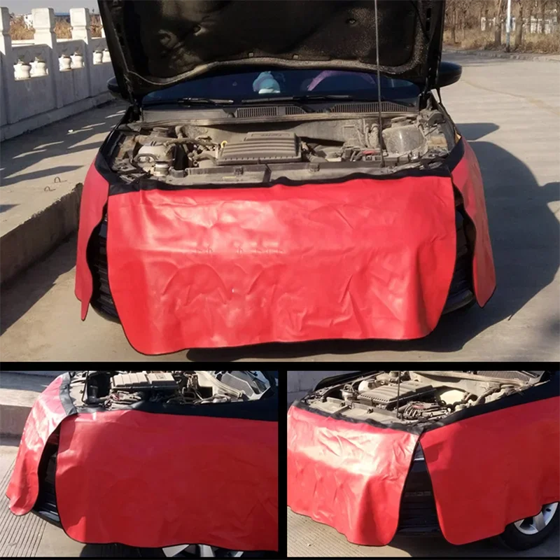 Universal Auto Magnetische Front Fender Abdeckung Faltbare Schutz Mechaniker Arbeit Matte Auto Reparatur Pad – Detail 3