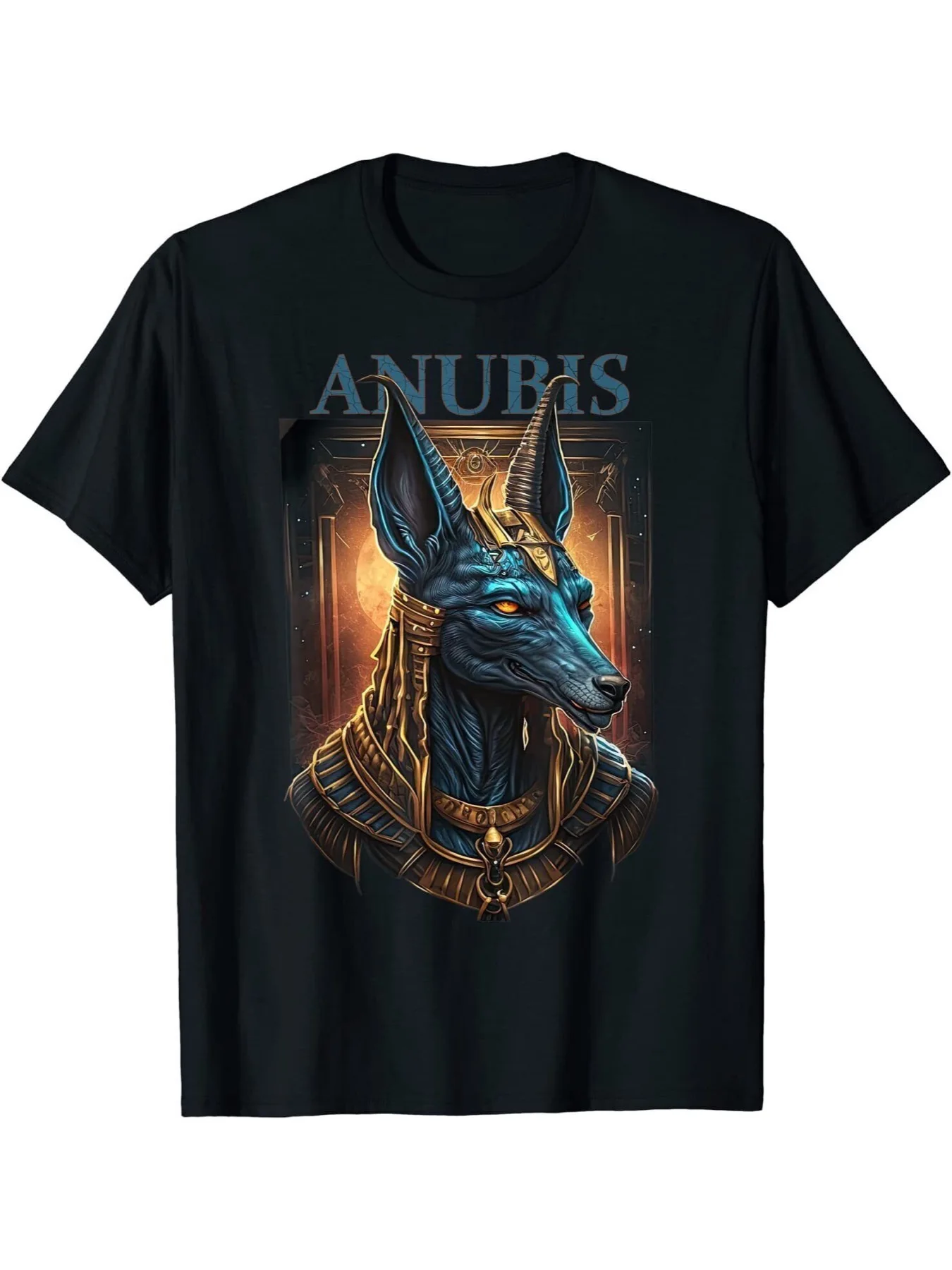 ANUBIS Print Trend Pattern Men's T-shirt - Cotton Summer Short Sleeve Fashion Casual Everything Comfortable High Quality