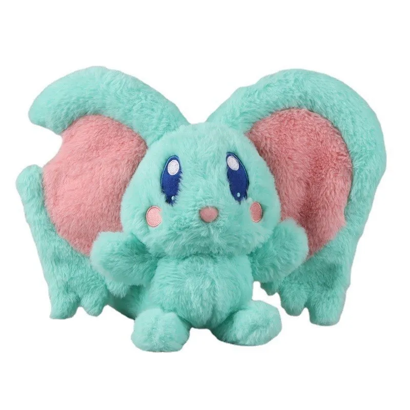 Poupées en peluche Anime Kirbilé Kawaii, grandes oreilles, animaux de dessin animé, jouets doux, décoration de chambre à la maison, cadeaux mignons pour enfants, 28cm