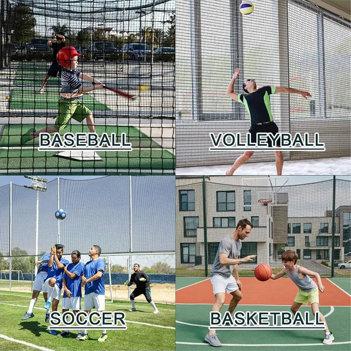 (AD12) Golf Netting 10Ft Golf Practice Net for Garage, Sport Practice Barrier Net, Sport Netting Golf Hitting Net for Baseball