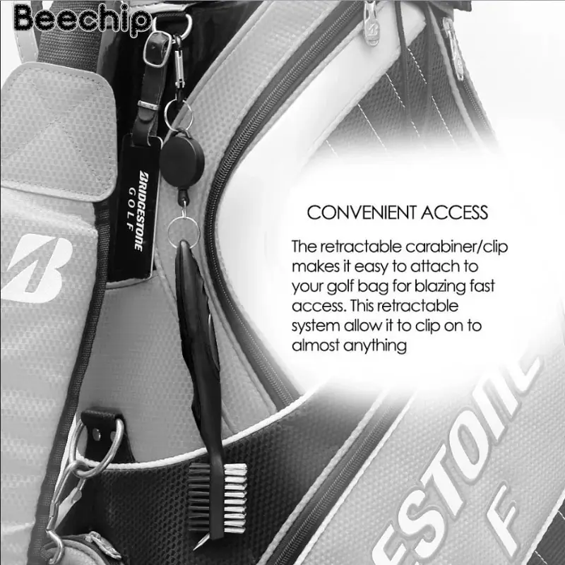 Golf Club Brush Golf Groove Cleaning Brush 2 Sides Golf Putter Wedge Groove Cleaning Set Cleaning Tools Golf Accessories
