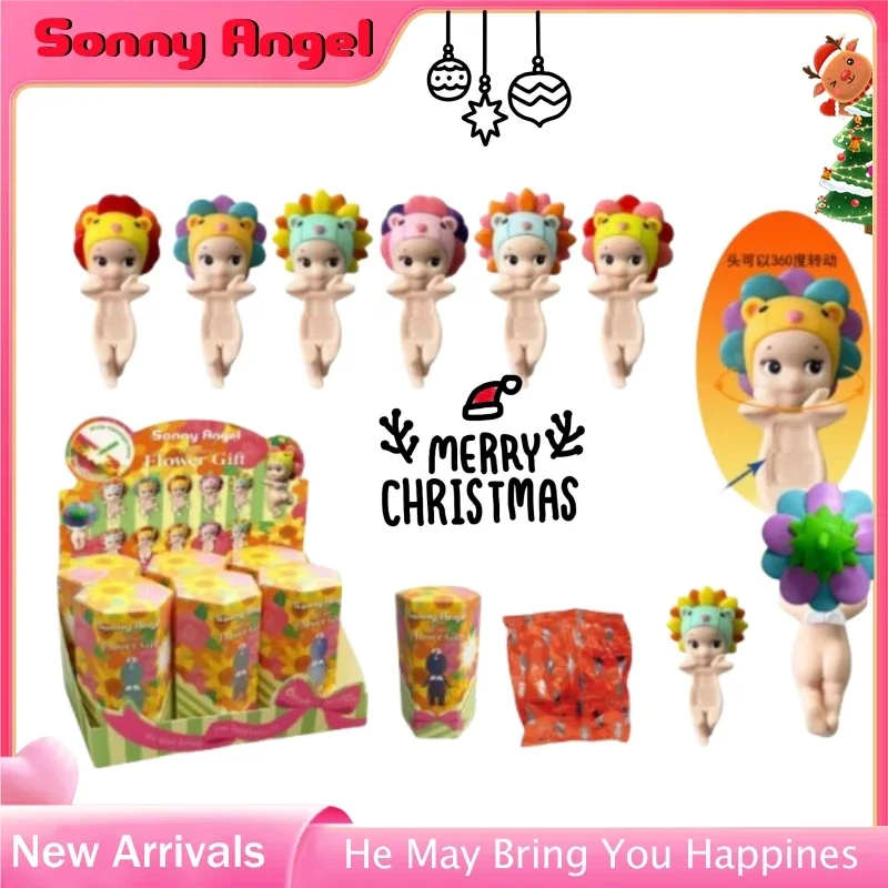 Sonny Angel Blind Box Mofusand Hippers Looking Back Fruit And Vegetable Anime Figures Ornaments Doll Toy Christma Halloween Gift