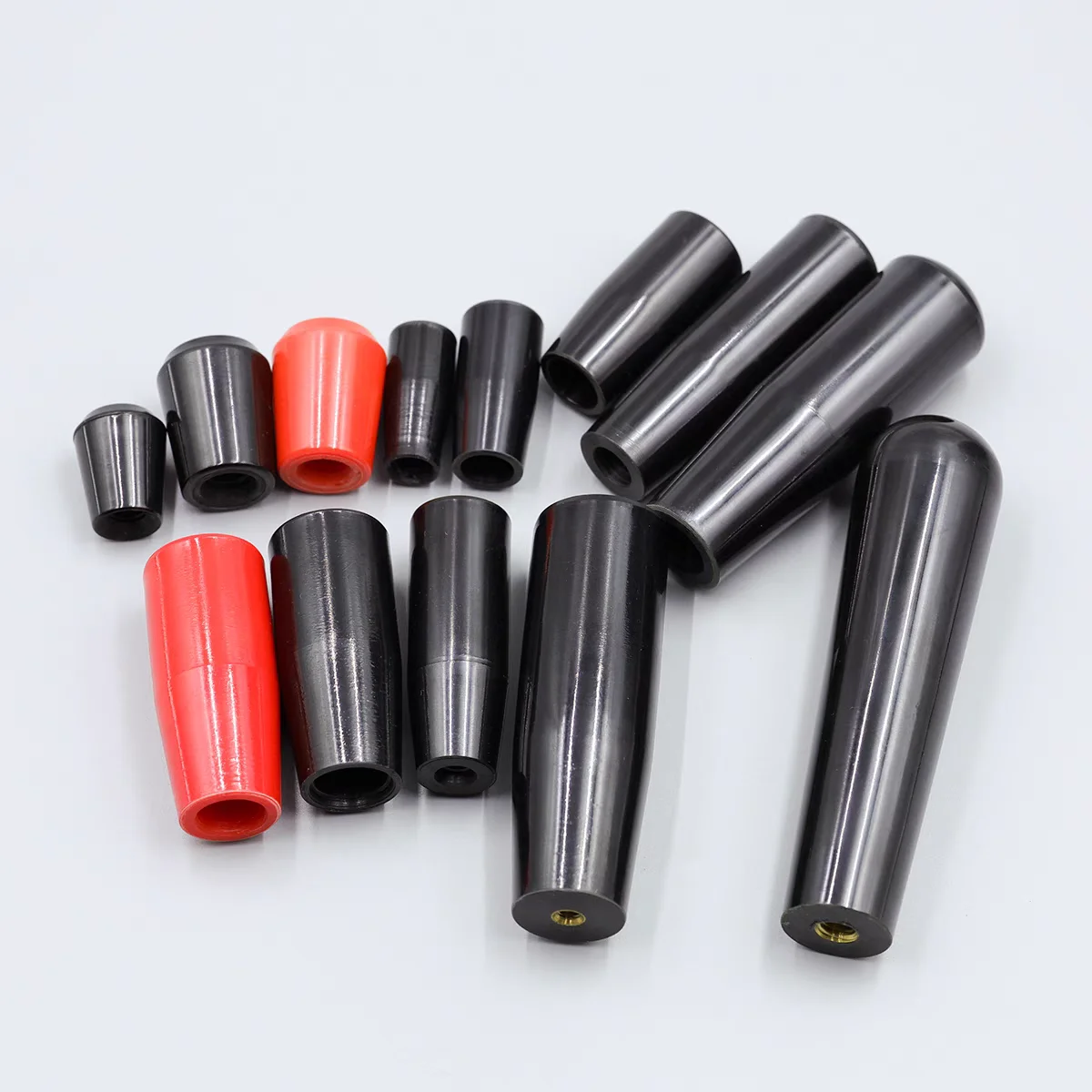 1Pcs M6 M8 M10 M12 M16 Rubber Wood Handle Cover Flat / Long / Oval Handle Sleeve Anti-Slip Handle Grip for Machine Tool Handle