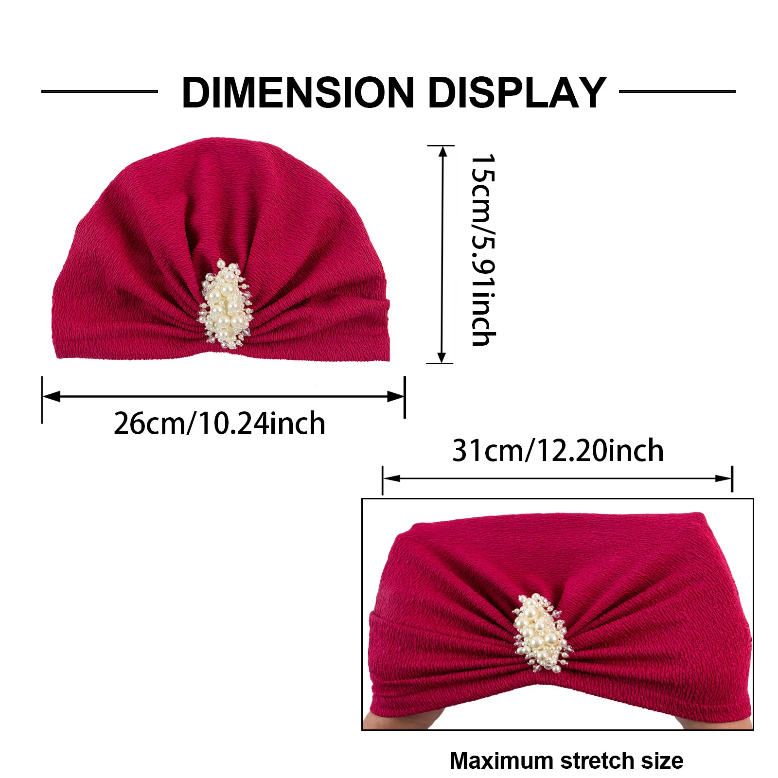 

2025 бусины плиссированный тюрбан, капот, мусульманские хиджабы, женская химиотерапия, платок от рака, индийская шляпа, шапочки, повязка на голову от выпадения волос