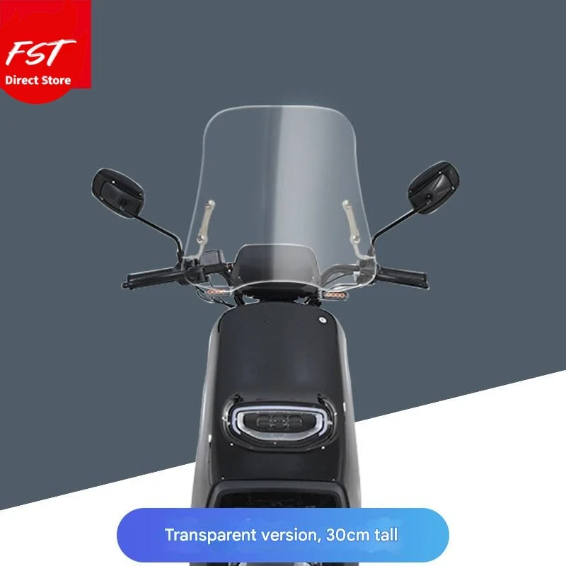 Applicable To Yadea V30l Electric Vehicle Front Windshield Crown Energy V30 Imported Windshield Windshield Modified Windshield