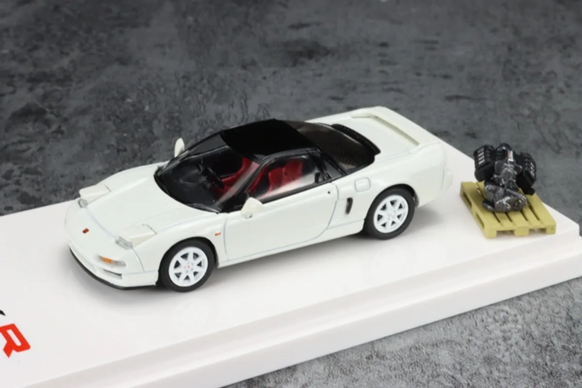 Hobby Japão Diecast Escala 1/64 ‌ Honda NSX NA1 Type R (1994) [Spec de exibição de motor C30A] brinquedos modelo de carro de liga para presente de meninos