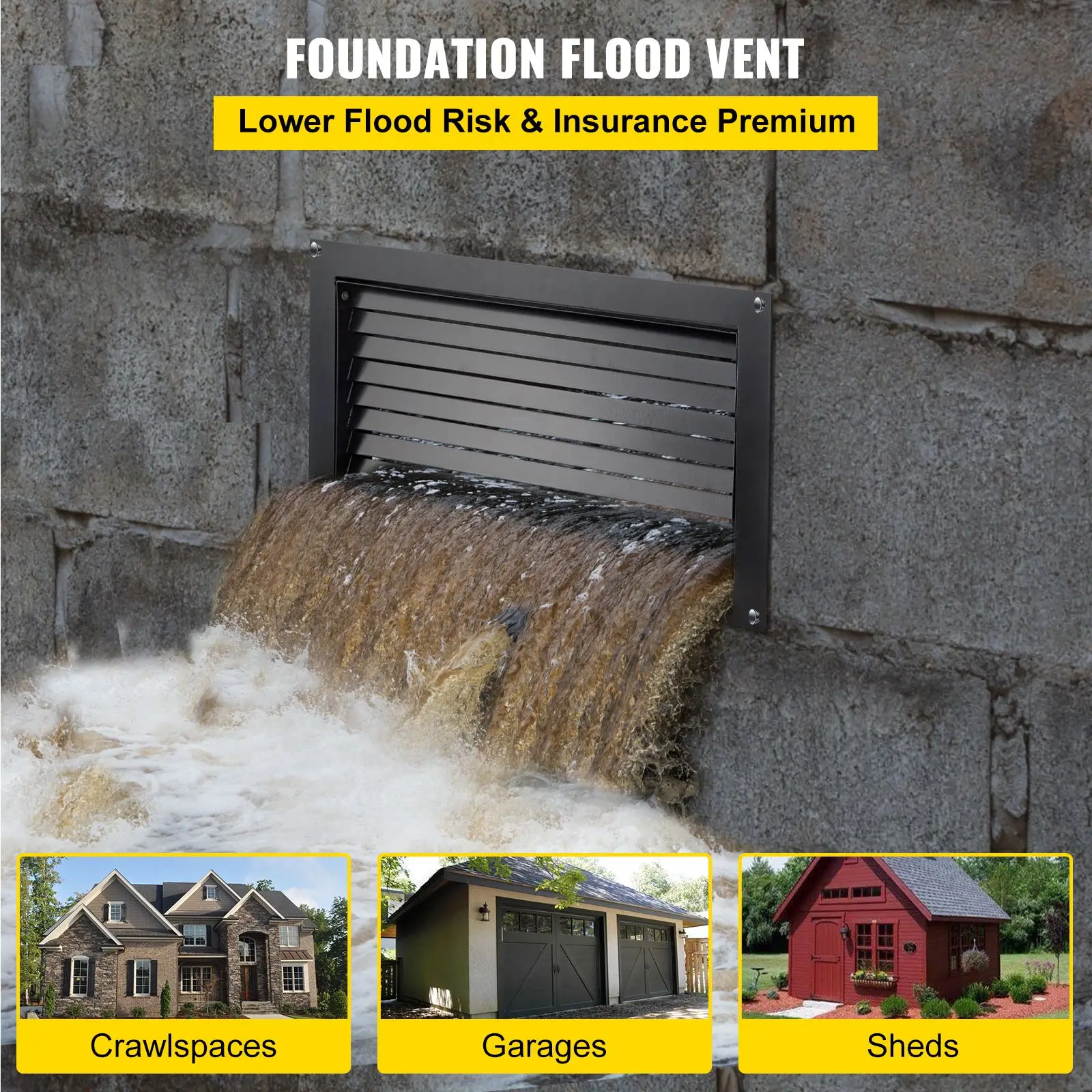 Foundation Flood Vent, 8\