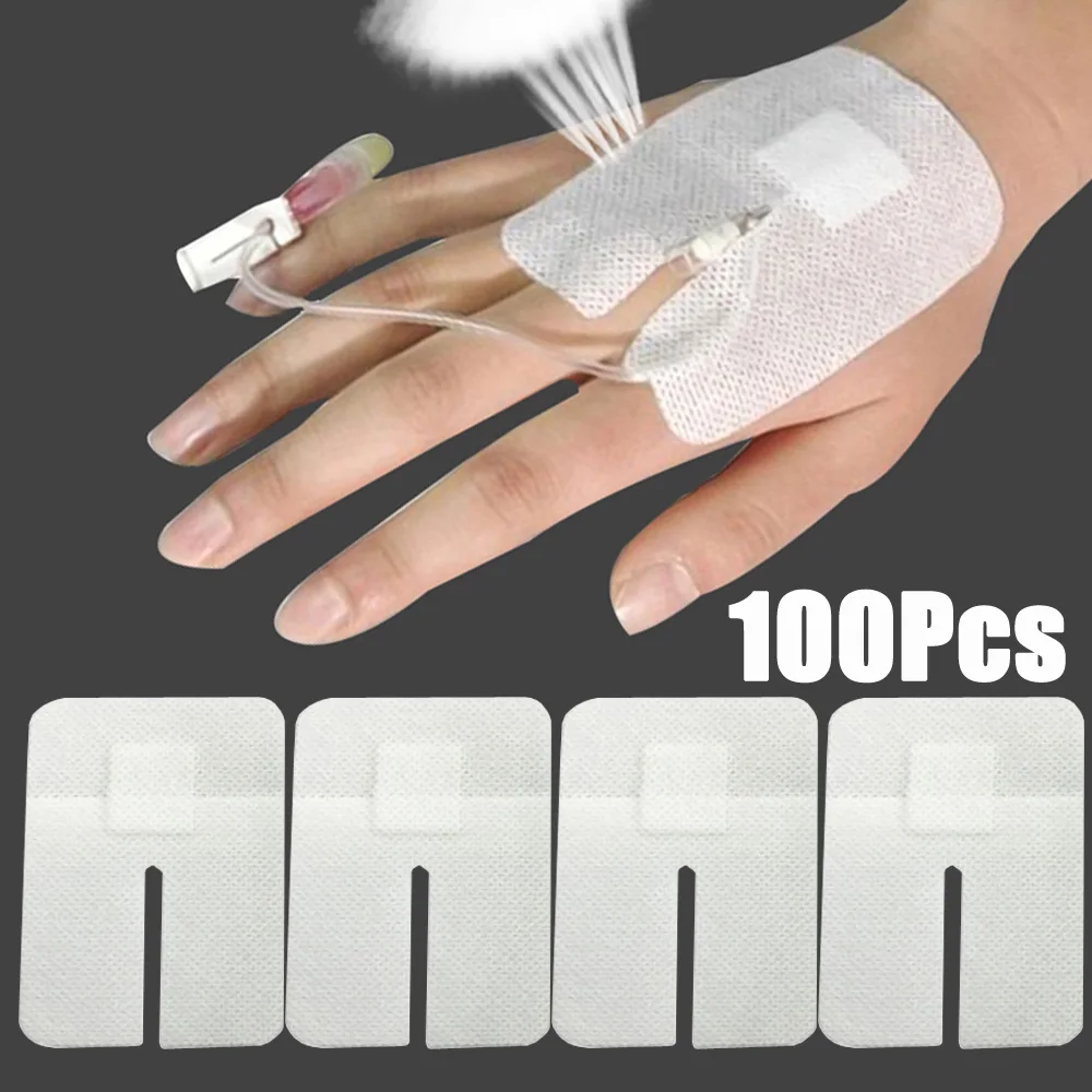 

100-500Pcs 6cm*8cm IV Cannula Fixed Dressing Non Woven Film U Type Self Adhesive Wound Dressing Spunlace Dressing No Sterile