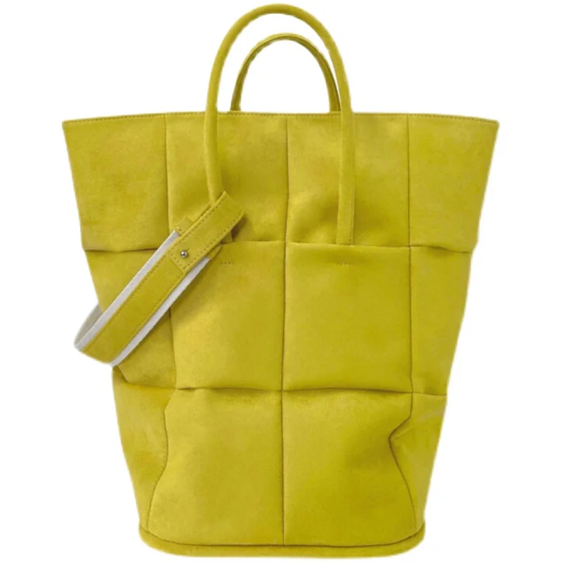Designermarke, große Kapazität, neue Eimertasche aus mattiertem Flanell mit breitem Schultergurt, Schachbrettmuster, karierte Hand-Umhängetasche