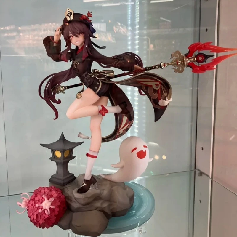 

Genshin Impact Hu Tao Xueji Meixiang Ver. Фигурка Genshin Impact 1/7, экшн-фигурка, орнамент, кукла, модная игровая коллекция