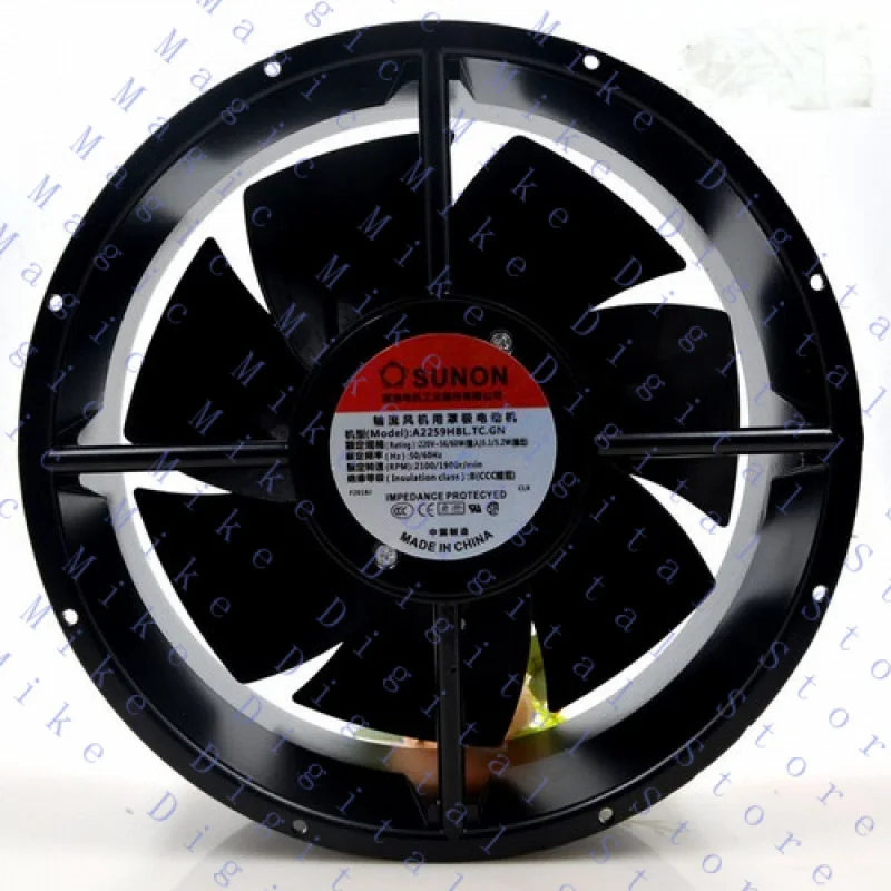 H  FOR SUNON A2259HBL TC.GN Fan 220V 56/60W 254*89mm Electric cabinet fan