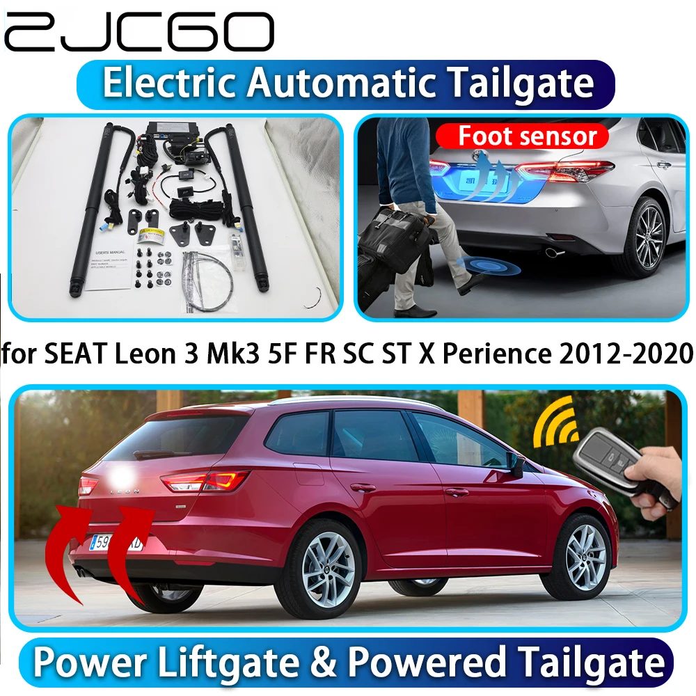 

ZJCGO for SEAT Leon 3 Mk3 5F FR SC ST X Perience 2012-2020 OEM Power Liftgate Powered Tailgate Intelligent System Trunk Lift Kit