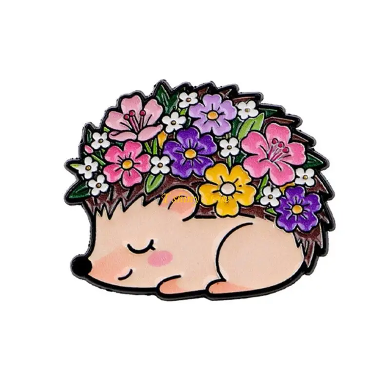 N58F Lightweight Animal Floral Pin Brooch Easy Clip On Secure Fastening for Clothing