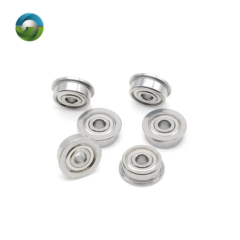 10PCS F608ZZ Flange Bearing 8x22x7 mm ABEC-7 Flanged F608 Z ZZ Ball Bearings