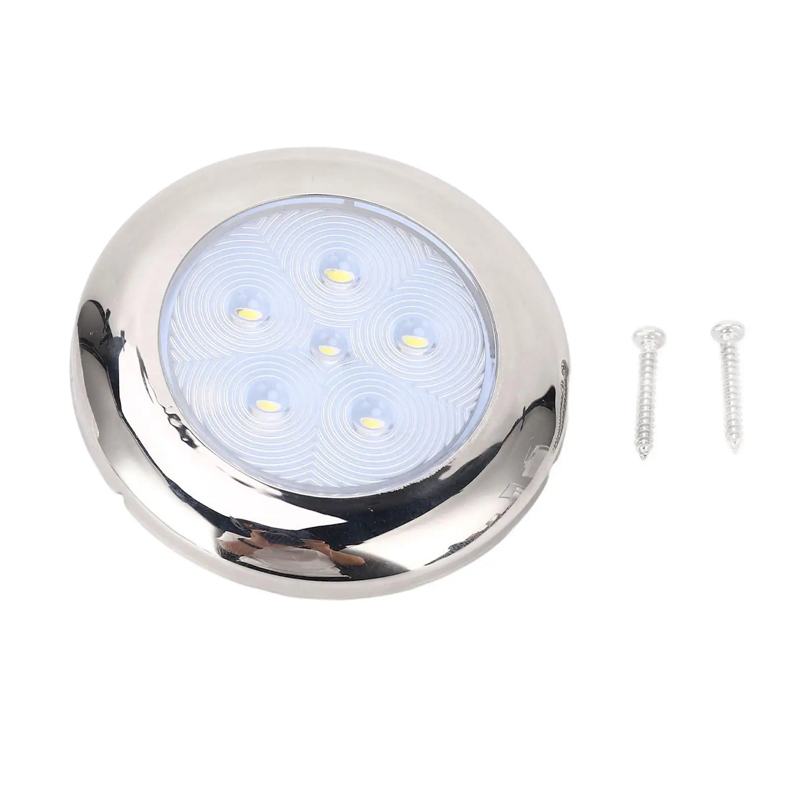 

for rv Ceiling Dome Light Wide Fitment Energy Saving 6 LED Yacht Interior Lights 12V for White Blue Light Waterproof Durable