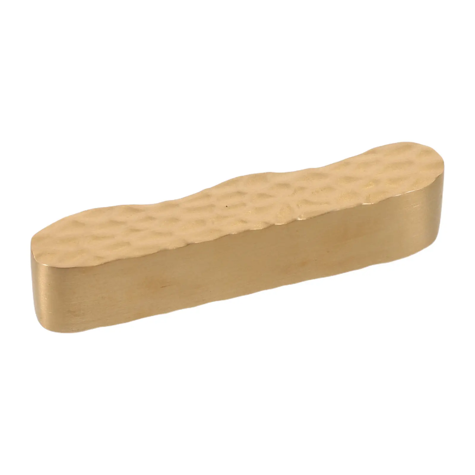 Rectangle Brass Paperweight 2.6x0.6 Inch Calligraphy Brush Rest Holder and Paint Brush Stand for Studio Office Classroom