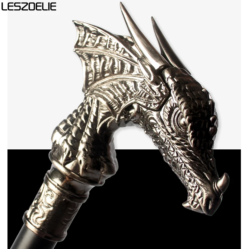 Luxe Dragon-Hoofd Wandelstok Canes Voor Mannen Decoratieve Wandelstok Man En Vrouwen Elegante Mode Afneembare Wandelstok