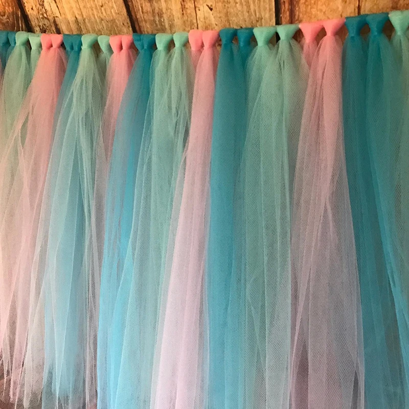 25Yards 15cm Tule Roll Meisjes Tutu Organza Mesh Garen Stof Spool Voor Bruiloft Witte Tule Verjaardagsfeestje Decor kraamcadeaus