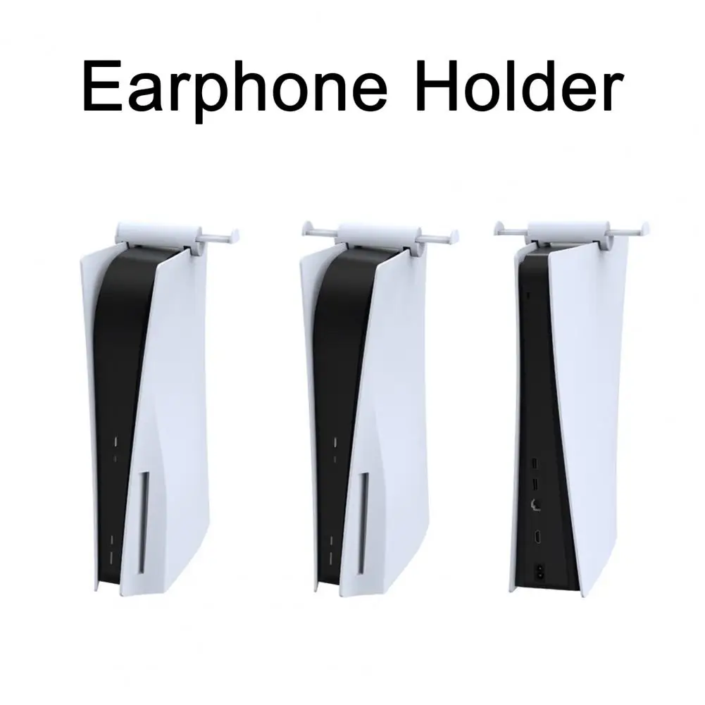 Earphone Hanger Telescopic Headphone Game Console Holder Strong Load-bearing Storage Rack for Ps5 Organize Gaming Setup