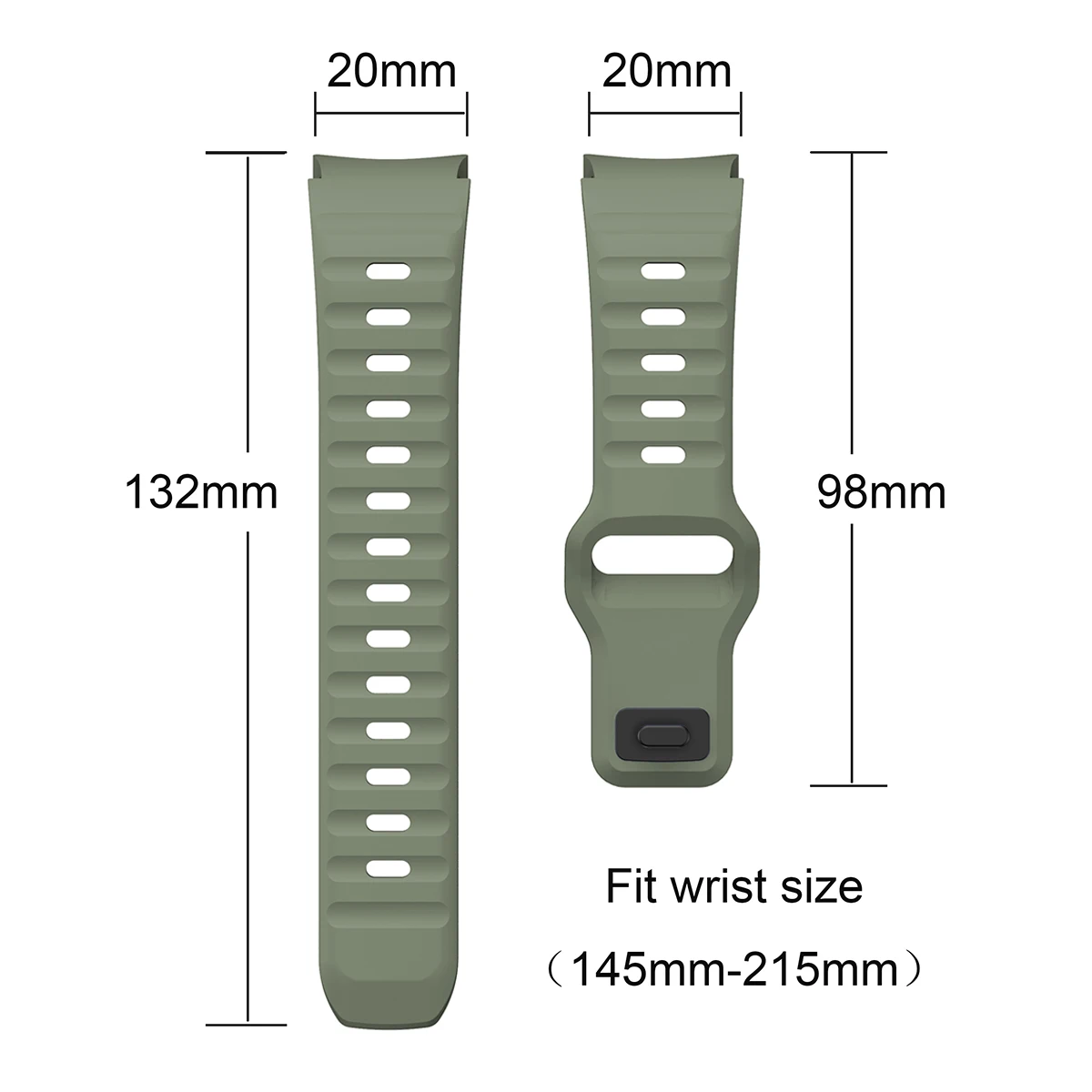 Silicone Strap for Samsung Galaxy Watch 7/6 Classic 47mm 43mm/4 classic 46mm 42 Bracelet Galaxy Watch 6/5pro 45mm/4/7 40mm 44mm