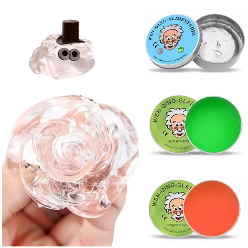 Color-Changing Slime & Bubble Gel Stress Relief Toy - Slippery Mud Elastic Glass Putty, Sensory Fidget for Kids, 2026 Gift