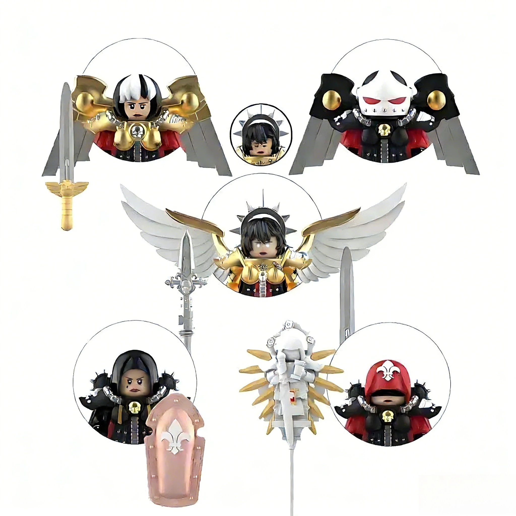 @MY jeux chauds briques Seraphim Celestine Imagifier blocs de construction dessin animé figurine Collection modèle poupées jouet cadeau d'anniversaire