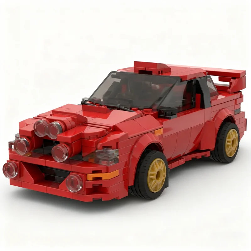 399-個-moc-スバル-インプレッサ-dragonfire-lite-シティチャンピオンズモデルおもちゃビルディングブロック建設フェスティバルギフト-diy-アイデア