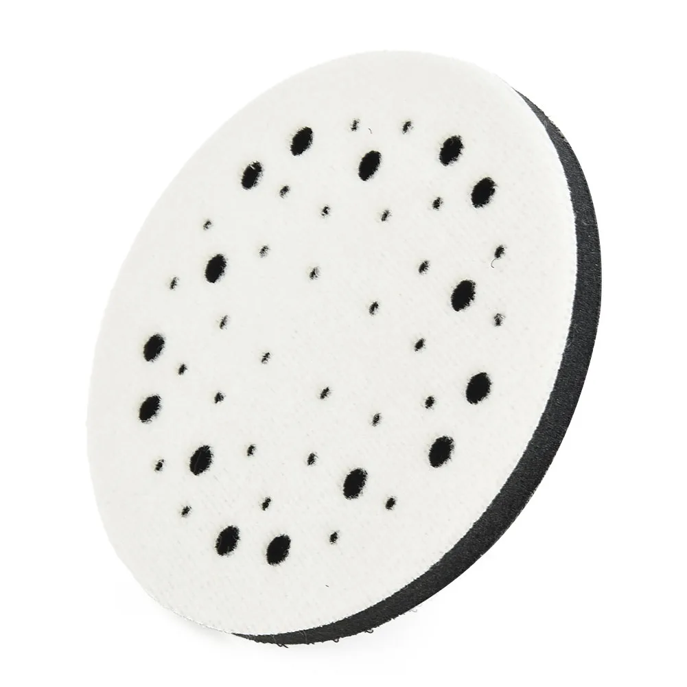 1pcs 5 Inch 125mm Soft Foam Interface Pad 44 Hole For Sander Polishing Grinding Clear Dust From Work Power Tool Parts