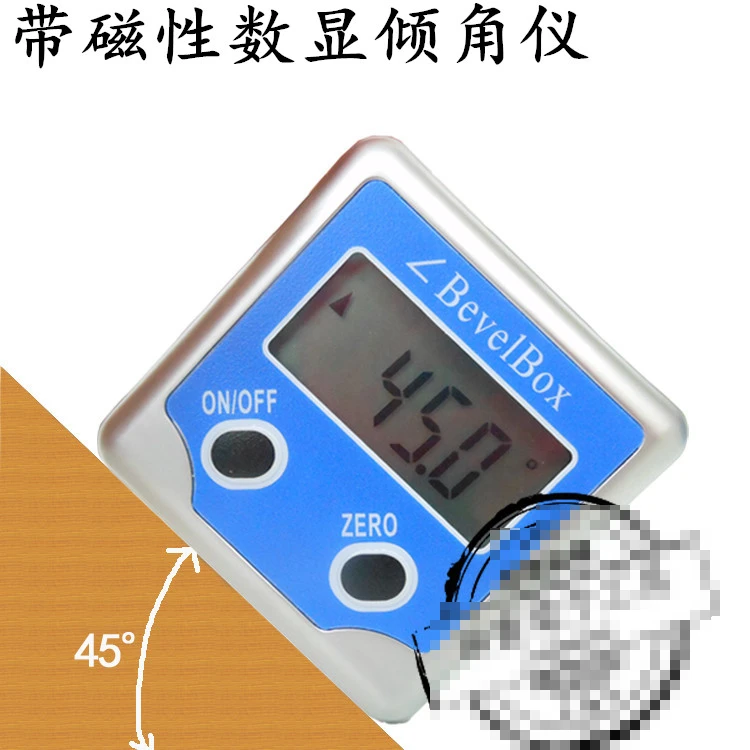 

High-precision 360-degree digital inclinometer, all-metal level, electronic inclinometer