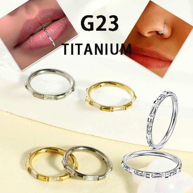 

30Pcs/lot Unisex Titanium Hinged Segment Hoop Body Jewelry for Nose Piercing Earring, ear bone ring for Wedding Gift Orthodox