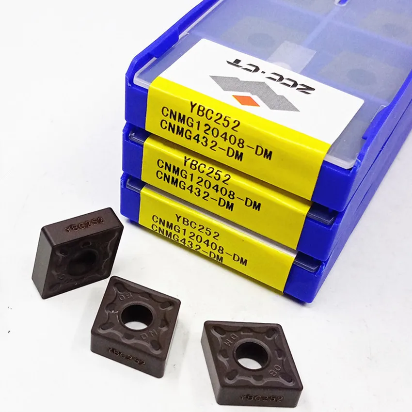 

CNMG120404-DM YBC252/CNMG120408-DM YBC252/CNMG120412-DM YBC252 CNMG431 CNMG432 CNMG433 ZCC.CT CNC carbide inserts For Steel