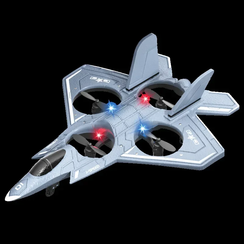 Jjrc H128 Rc طائرة شراعية 2.4G هليكوبتر تعمل بالتحكم عن بعد طائرة استشعار الجاذبية مع مقاتلي رغوة خفيفة للبنين الأطفال #5