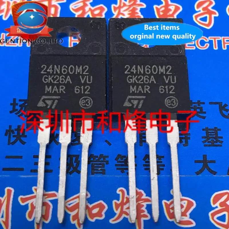 10pcs 100% orginal new STF24N60M2 24N60M2 TO-220F 600V 24A