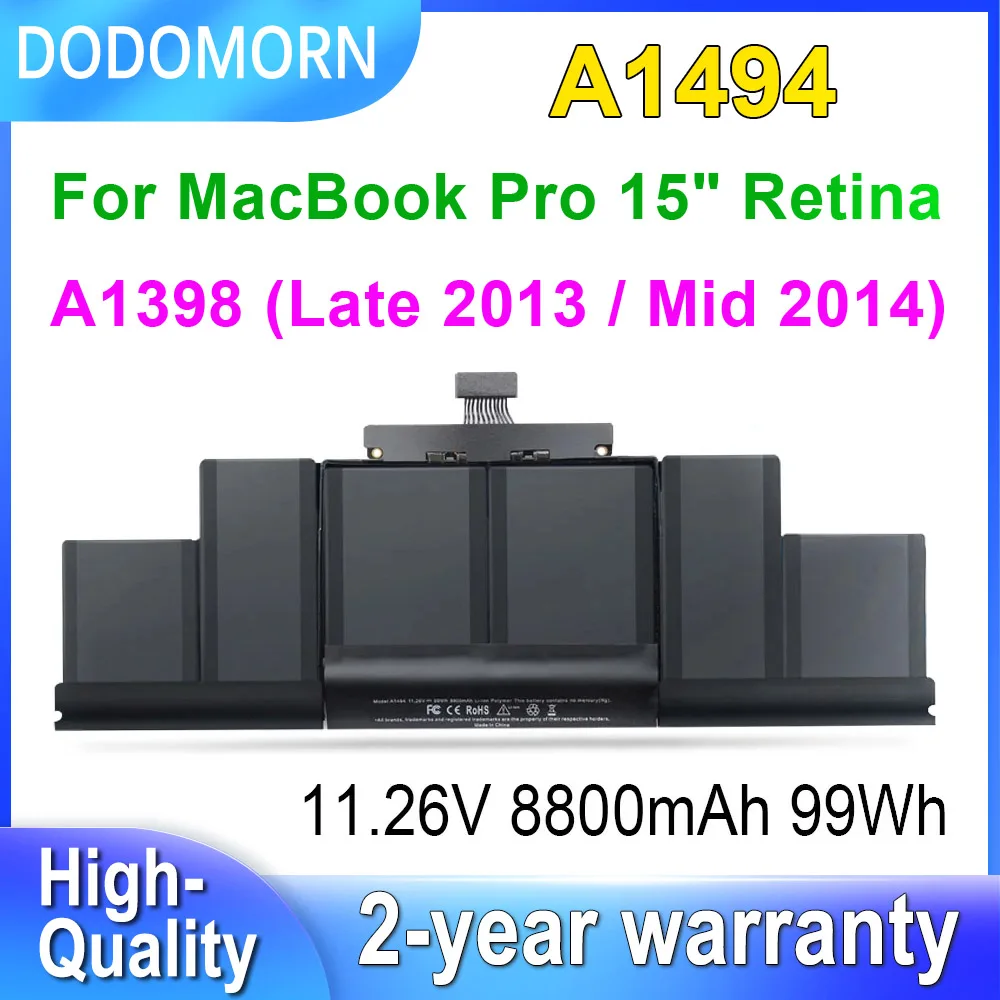 DODOMORN A1494 For MacBook Pro 15