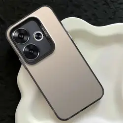 For Redmi 13 5G Case Xiaomi Poco M6 4G POCO F6 Phone Cover Redmi 13 Turbo3 Cases Luxury Metallic Aurora Skin Matte Cover