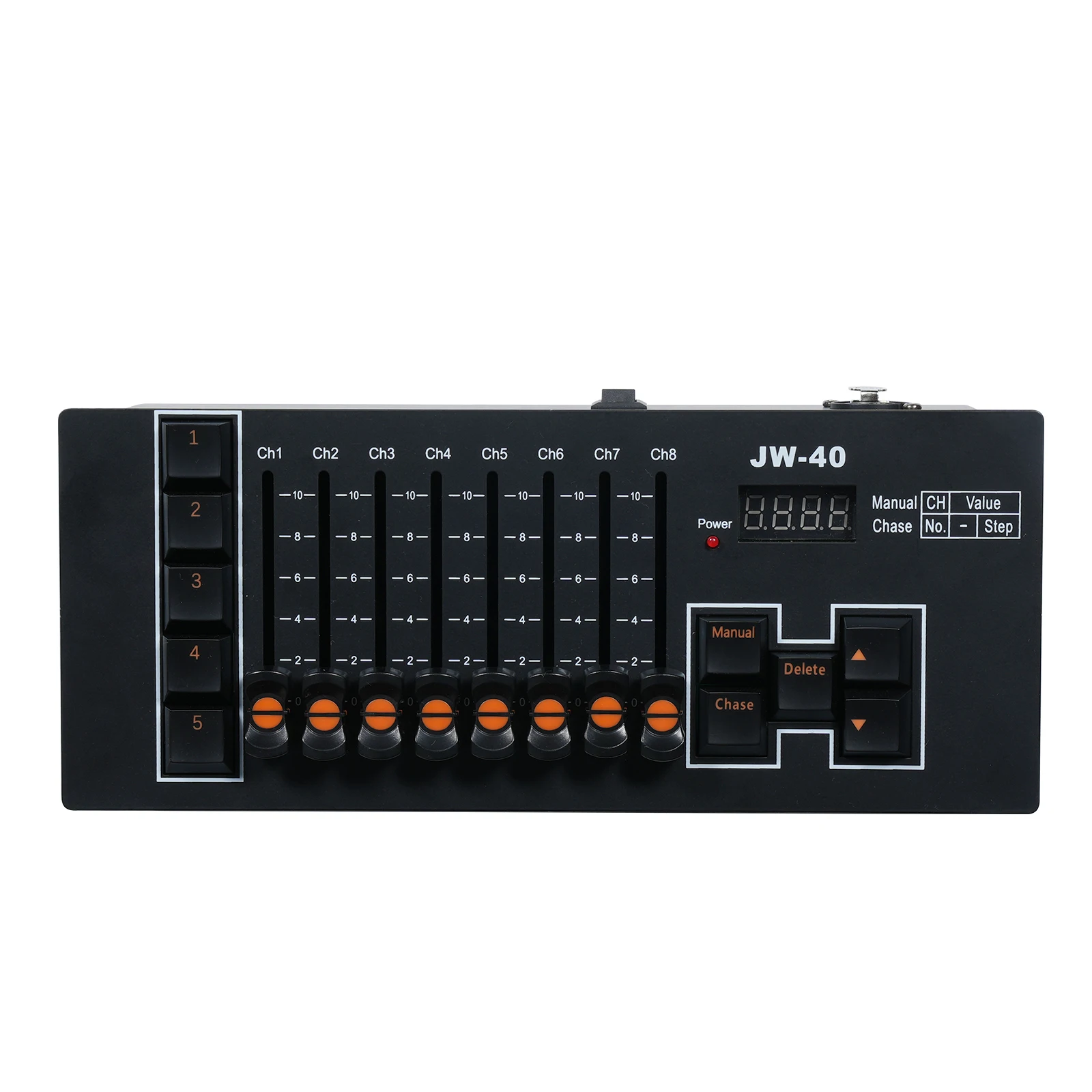 Mini Black Console DMX Control Channel Light Controller for Live Concerts DJ Disco Party Christmas Bar Club Wedding Birthday