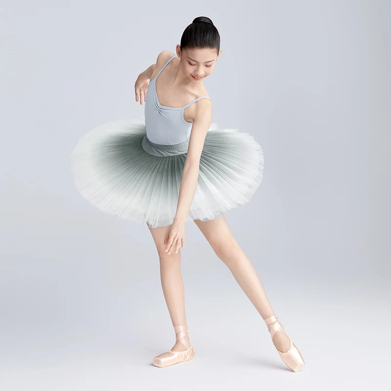 Dziewczęca spódniczka baletowa Tutu Teen Kid Swan Lake Performance 5-warstwowa spódniczka baletowa Tutu do ćwiczeń tanecznych Gradientowa spódniczka Tutu do tańca — zdjęcie 4