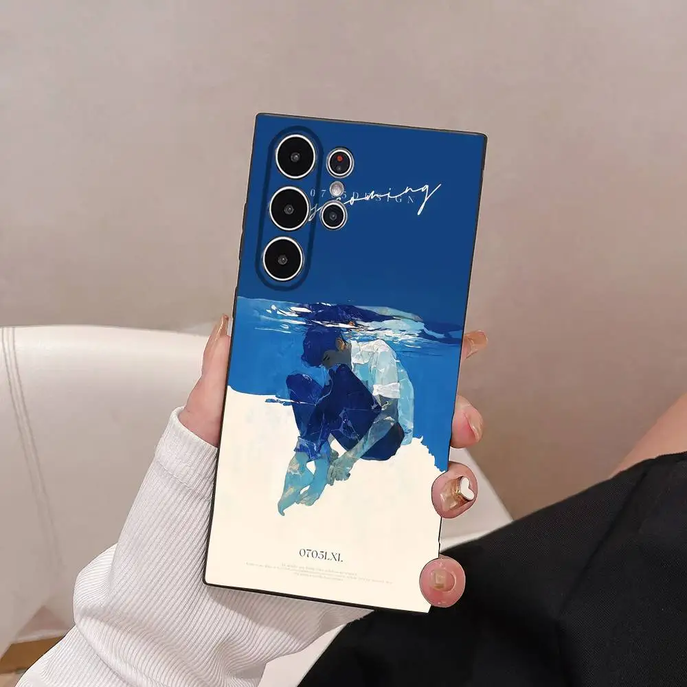 Чехол для телефона Anime Blue Period Yatorayaguchi, приятный для кожи мягкий чехол из ТПУ, совместимый с Samsung S21/S22/S23/S24/S25 FE/Plus/Ultra