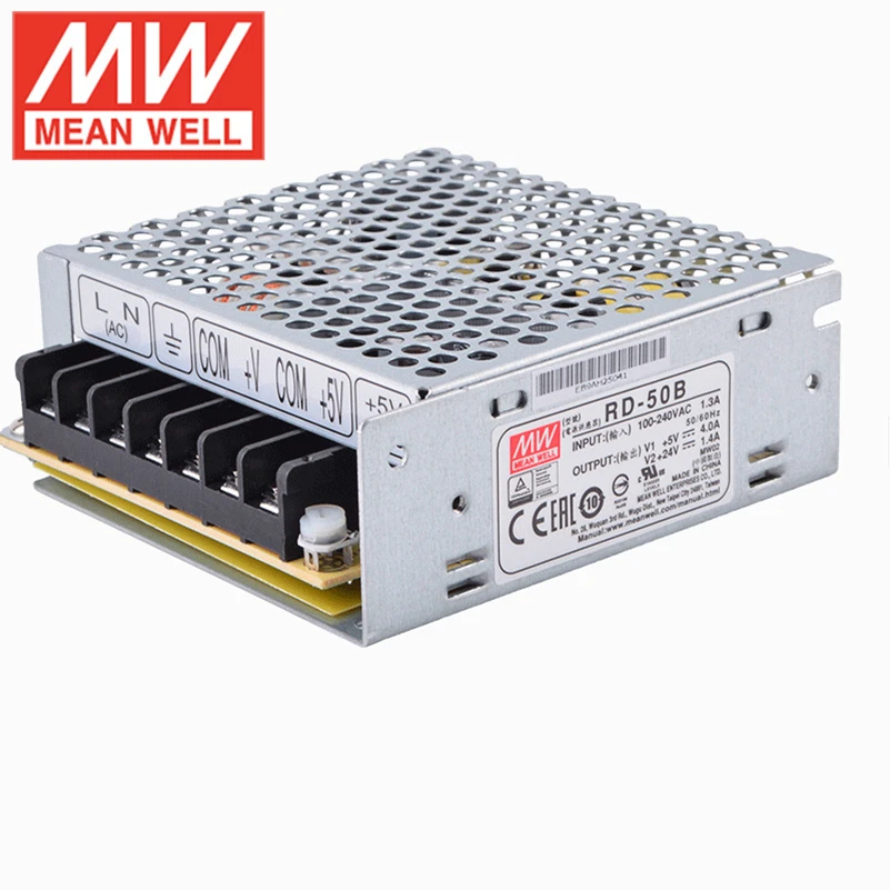 MEAN WELL RD-50 Series 50W Dual Output Switching Power Supply RD-50A RD-50B