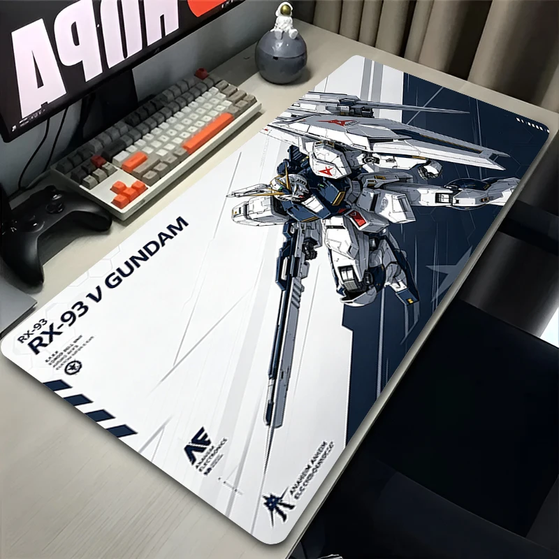 Big Mouse Pad Hot Game Keyboard Pad Mechanical Warrior Gundam Anime Extended Mat Table Cool Gaming Accessories Computer Mousepad