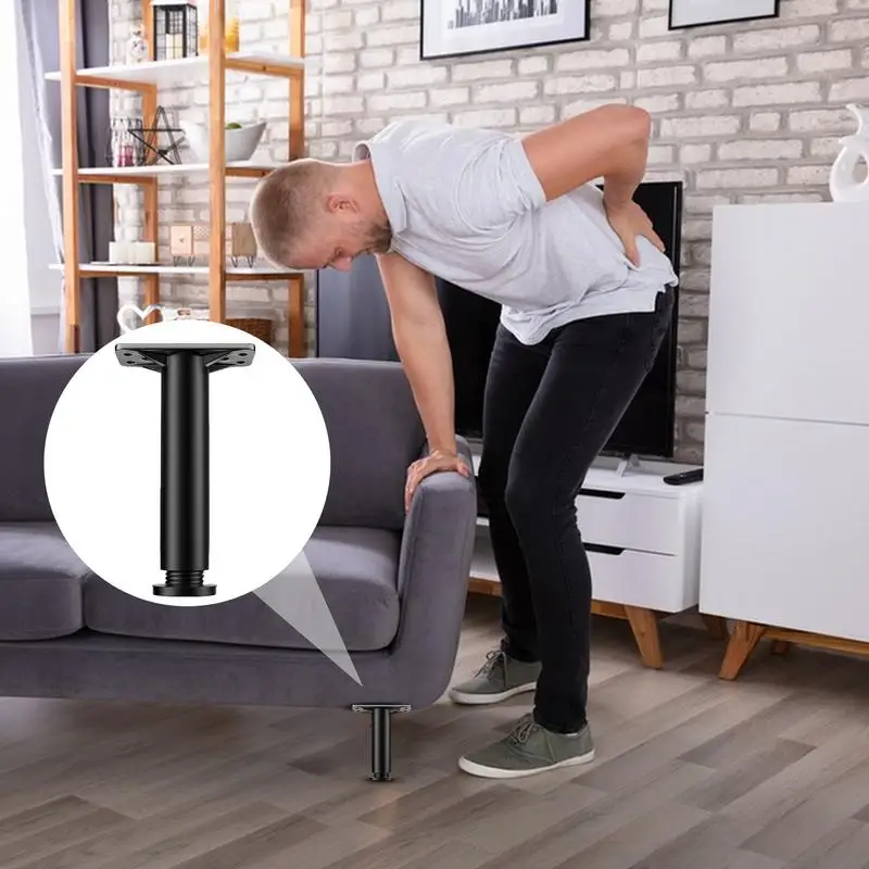Mobili gambe del divano divano armadio gambe del divano in metallo piedini di ricambio per impieghi gravosi in stile moderno in metallo per tavolini mobili Tv