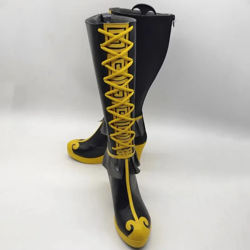 Shuumatsu no Valkyrie سجل راجناروك تشين شي هوانغ تأثيري حلي أحذية أنيمي اليدوية فو الأحذية الجلدية #3