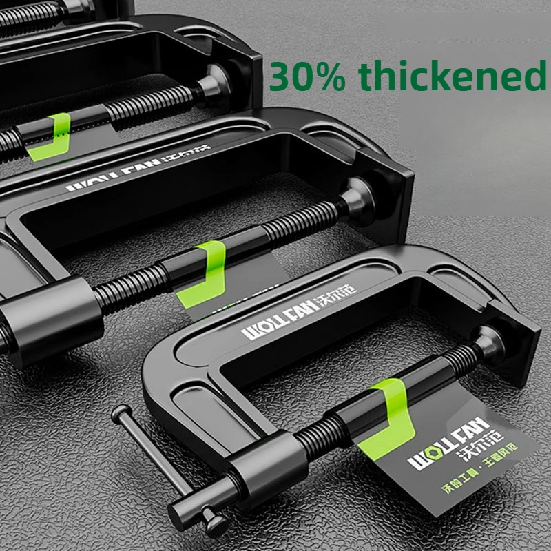 

Плотник G-образный фиксированный зажим для деревообработки, сверхмощная приспособление, утолщенный регулируемый зажим для доски типа C, крепежные зажимы «сделай сам»