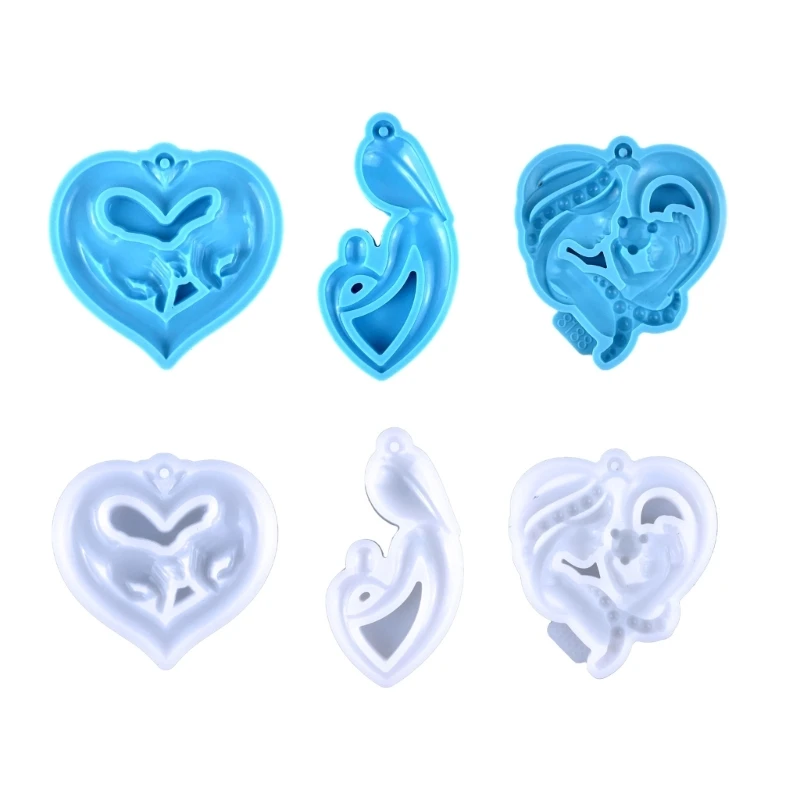 

Keychain Pendant Molds Valentines Day Pattern Molds Homemade